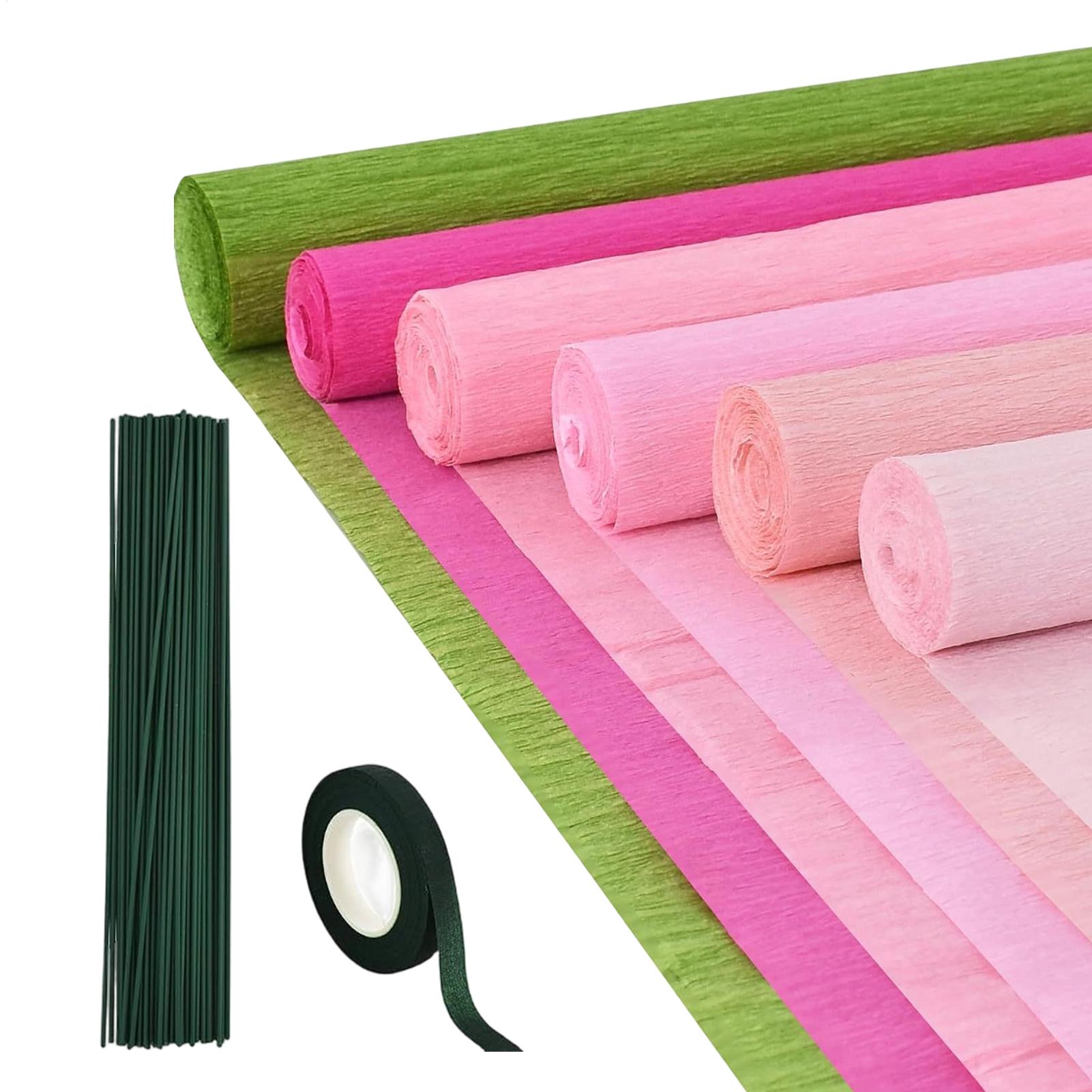 Art & Craft Paper For Kids - 크레이프 페이퍼 롤, 인공 꽃 장식용